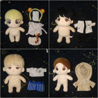 (SALEOFF Fansite) BTS Doll Búp Bê Vải Kèm Quần Áo (20cm) V JIN SUGA JIMIN