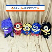 (SALEOFF) SET 5 gấu bông MINION 24cm.