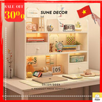 [SALEOFF30%]Kệ để sách để bàn thông minh,Tủ đựng đồ đa năng,Gỗ MDF chống ẩm,cao cấp siêu tiện lợi