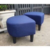 [Sales] 2 ghế đôn sofa màu xanh navy, ghế đơn sofa xanh Dương (xanh đậm vải bố)