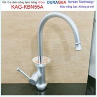 Sales 50% Vòi nhôm Duraqua Korea KAG-KBN55A , Vòi nóng lạnh nhôm cao cấp vĩnh viễn không han gỉ KAG-KBN55