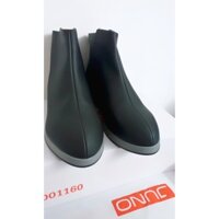 [SALES OFF >55%] Giày Boots Nữ JUNO Cổ Thấp Đế Bằng, Khóa Kéo Cá Tính