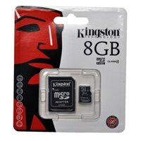 [Sales off] Thẻ nhớ Micro SD 8GB Kingston Bảo hành 12 Tháng siêu rẻ