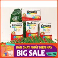 [SALES SỐC] VITAMIN TỔNG HỢP CHO TRẺ EM CENTRUM KIDS STRAWBERRY 60 VIÊN