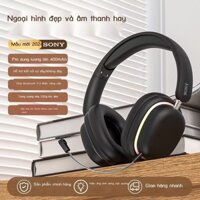 [SALE]Tai nghe chụp tai Sony có Mic và đèn RGB thích hợp Tai nghe có dây cho máy tính/ điện thoại