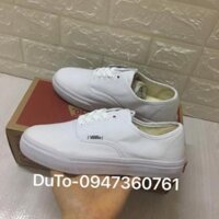 SALLE [SALE SỐC-TẶNG HỘP] Giày vanz classic TRẮNG FULL size 36->43 NAM NỮ [a862]  Sales 11-11 . rẻ HOT : : " -ad2