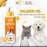 SALMON OIL- Dầu cá hồi cho chó mèo thú cưng