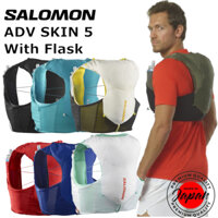 SALOMON ADV SKIN 5 Unisex Running Vest (with Flask) Trail Jogging Backpack 5L Hydration 100% Authenticity direct from Japan