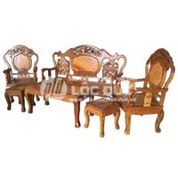 SALON CHUÔNG ĐÀO GỖ CĂM XE 6 MÓN SL-06 (DC-6M) | ✅mua ở đây giá rẻ lắm nè