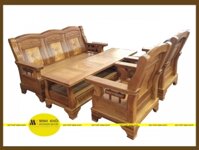 Salon Gỗ Căm Xe Mặt Gõ Hiện Đại Chắc Chắn - SL360