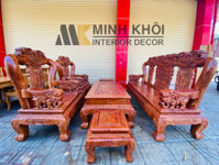 Salon Gỗ Hương Đá Cao Cấp Tay 14 - SL3013