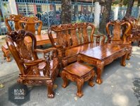 Salon Gỗ Lim Đen Lục Đào Tay 11