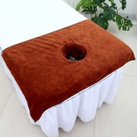 Salon Làm Đẹp Khăn Nằm Giường Có Lỗ Dày Thấm Hút Khăn Lớn Tắm Chân Vật Lý Trị Liệu Massage Sức Khỏe Khăn Trải Giường Khăn Tắm