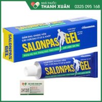 Salonpas Gel - thuốc giảm đau, kháng viêm cơ và khớp tuýp 30g