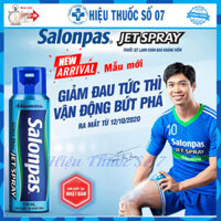 Salonpas Jet Spray Hisamitsu chai xịt lạnh giảm đau thể thao chai 118ml (Mẫu mới - Date xa)