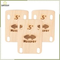 Sam 3 cái muspor guitar cổ shims hình 0,5 độ taper rắn maple đệm bằng gỗ cho bu lông cổ bolt-on