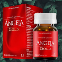 SÂM ANGELA GOLD 15 viên GIÚP CHỊ EM KHOẺ TRONG ĐẸP NGOÀI,HÀNG MỸ CHÍNH HÃNG