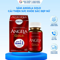 Sâm Angela Gold 60v Cải Thiện Sức Khỏe Sắc Đẹp Và Sinh Lý Nữ