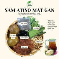 Sâm Atiso hạt chia mát gan 6 vị thảo mộc giúp mát gan thải độc gan, đẹp da, giảm mỡ, giảm mụn, thanh nhiệt ngày hè