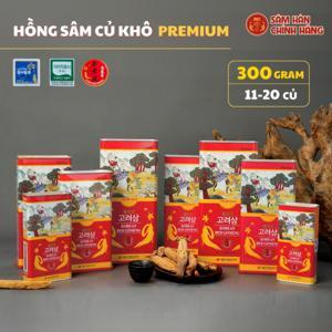 Sâm củ khô 6 năm tuổi 300gr loại 20 củ To