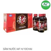 Sâm Hoàng Diệu Combo 10 chai nước uống hồng sâm Đông Nam
