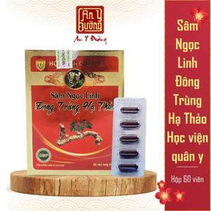 Sâm Ngọc Linh Đông Trùng Hạ Thảo 60 viên
