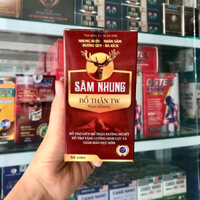 Sâm Nhung Bổ Thận TW hỗ trợ giúp bổ thận dưỡng huyết, tăng cường sinh lực.