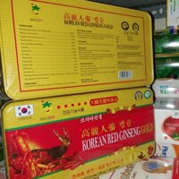 Sâm nhung linh chi korea red ginseng gold. Hộp 60 viên