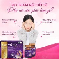 SÂM TỐ NỮ TÁI HỒI XUÂN hỗ trợ, nội tiết tố nữ, đẹp da đẹp dáng