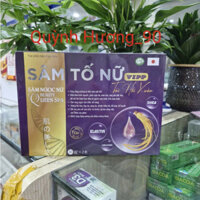 SÂM TỐ NỮ VIPP Tái hồi xuân Sâm ngọc nữ,queen spa hộp 60 viên giúp níu giữ thanh xuân