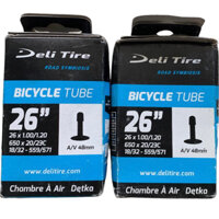 Săm Xe Đạp Thể Thao - Ruột Xe Đạp DELI TIRE INDONESIA 26"  [ Sử Dụng Cho Vành Xe Đạp 26inch ]