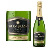 Sâmbanh Gran Baron Cava Brut Reserva Tây Ban Nha 12%vol chai 750ml nhập khẩu nguyên thùng