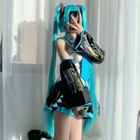 [Same Day Delivery]Hatsune Future cos Clothing MIKU Official costume cos Hatsune cos Children's Future Hatsune cosplay Clothing