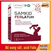 Samkid Ferlatum_Bổ sung sắt và acid folic cho trẻ em,phun nữ mang thai,người già