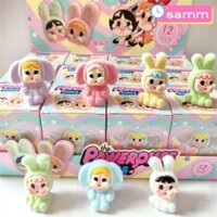 Samm 12 Hộp Crybaby, Labubububu The Powerpuff Girls Đồ trang trí Mini, Dora Big Cousin The Elephant Series Hộp đổ xô