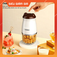 Samono Máy Xay Thực Phẩm Mini Đa Năng 6 Lưỡi Dao 300ml 200w, Xay Nguyễn Cho Bé Tốt SW-MC200