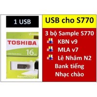 Sample cho đàn PSR S770 Sample KBN v9 MLA v7 Lê Nhâm N2 cùng trọn bộ dữ liệu show