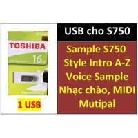 Sample cho đàn S750 yamaha cùng trọn bộ dữ liệu đi SHOW kèm theo