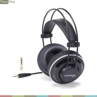 Samson SR990 - Tai Nghe Kiểm Âm Chuyên Nghiệp, Màng Loa Lớn, Đệm Tai Da PU Cao Cấp Dành Cho Phòng Thu, DJ, Karaoke