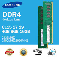 Samsung 4GB 8GB 16GB DDR4 2133MHZ 2400MHZ 2666MHZ 1Rx8 2Rx8 PC4 RAM Máy tính để bàn Bộ nhớ DIMM