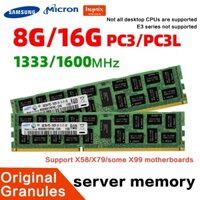 Samsung 8G 16G ddr3 ECC REG 1333 1600 1866 Spotlight bộ nhớ máy chủ hiện đại e5