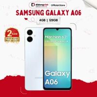 Samsung Galaxy A06 4GB | 128GB - 6.7" 60Hz | Chip Mediatek Helio G85 - Camera 50MP - 5000mAh | Bảo hành độc quyền 2 năm