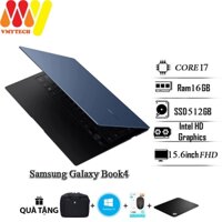 Samsung Galaxy Book 4, Core 7, Ram 16GB, SSD 512GB, 15.6inch FHD Amoled, newseal cao cấp