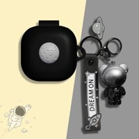 Samsung Galaxy Buds 2 Case Creative Space Astronaut Keychain Pendant Samsung Buds Pro Silicone Soft Shell Case Tide Brand Kaws Cartoon Pokemon Pikachu Samsung Galaxy Buds Live Cover Shockproof Shell Case
