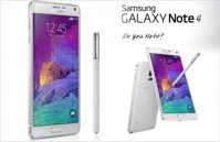 SAMSUNG GALAXY NOTE 4 - 5.7 INCH / 8 NHÂN / 32GB / 16 MP / 3220 AH - TRẮNG - ĐEN - NGUYEN SEAL- FULLBOX