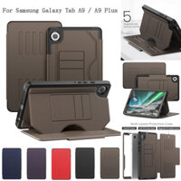 Samsung Galaxy Tab A9 8.7 "X110 X115 / Tab A9 Plus 11.0" X210 X216 Khung PC cứng doanh nghiệp sang trọng TPU mềm Vỏ ngoài Vỏ da PU từ tính