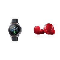 Samsung Galaxy Watch 3 (45mm, GPS, Bluetooth, Unlocked LTE) Smart Watch - Mystic Silver (US Version) with Samsung Galaxy Buds+ Plus, True Wireless ...