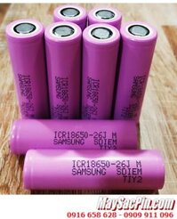 Samsung ICR18650-26JM; Pin sạc 3.7v 18650 Samsung ICR18650-26JM 2600mAh chính hãng