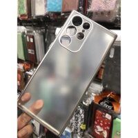 Samsung S22 Ultra Ốp lưng viền si lưng nhám dẻo bảo vệ camera