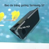 Samsung S7|| Bao Da Clear View Standing Samsung S7- Pk NQV
